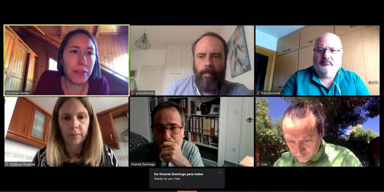 Webinar CEMAS durante su desarrollo