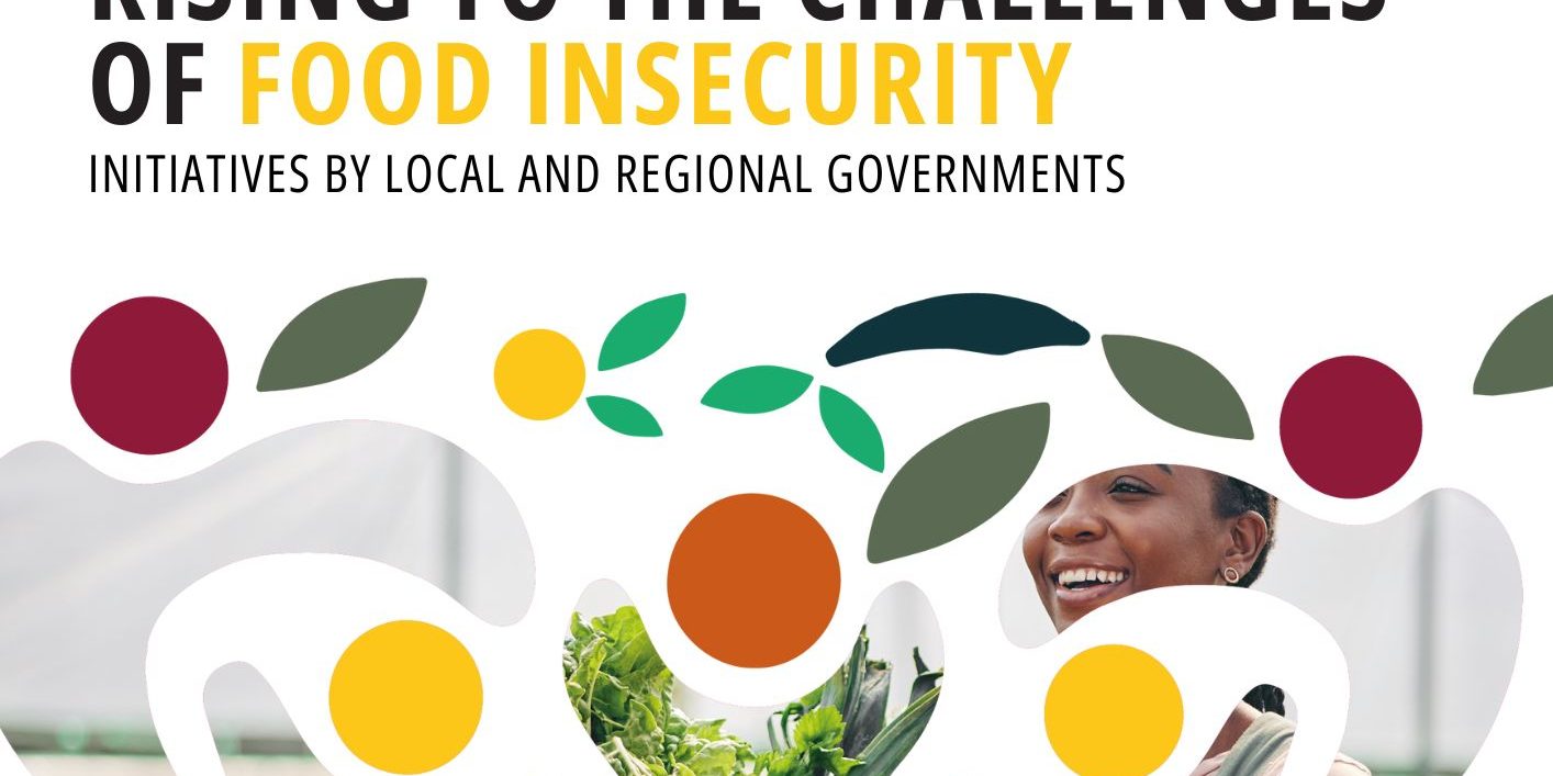 Cover of the study on food insecurity by UCLG and Let's Food